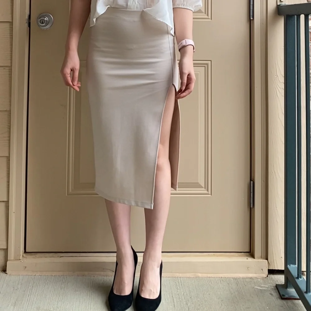 Babaton Pencil Slit Skirt 0